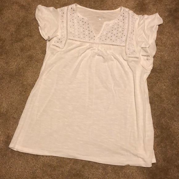 Small White Merona Top - Picture 1 of 1